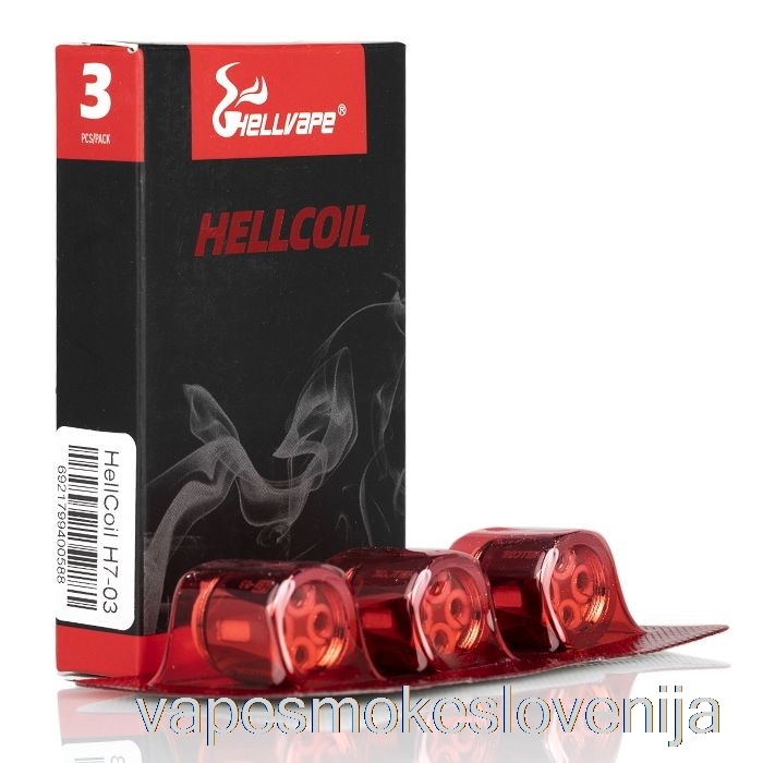 Vape Petrol Hellvape Fat Rabbit Nadomestne Mrežaste Tuljave 0,15 Ohm Quad H7-03 Tuljave